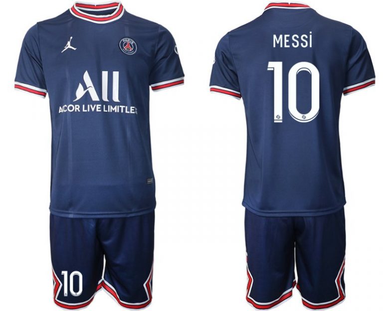 2021/22 Paris Saint-Germain Heim-Stadion-Trikot Messi #10 Fußball Trikots-1