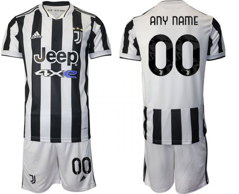 Günstige Fußballtrikots Juventus Turin Heimtrikot 2022 Kurzarm Weiss/Schwarz-3