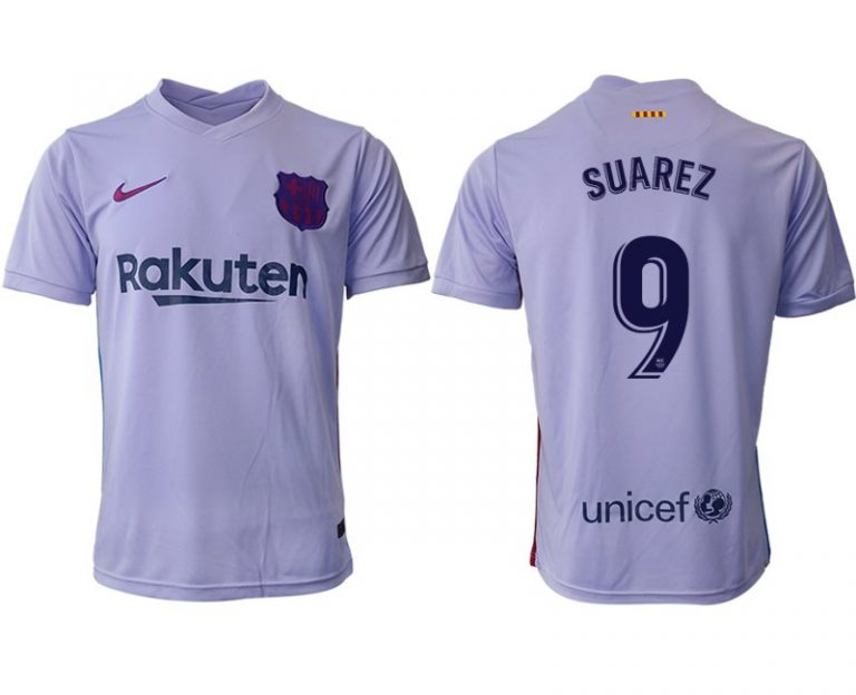 Trikot für draußen FC Barcelone 2021/22 Auswärtstrikot mit Aufdruck SUAREZ 9