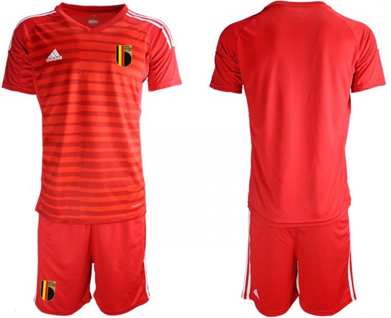 Belgium Red 2018 FIFA World Cup Goalkeeper Soccer Jersey