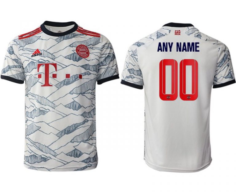 FC Bayern München Herren 3rd Trikot 2021/22 weiß Kurzarm-1