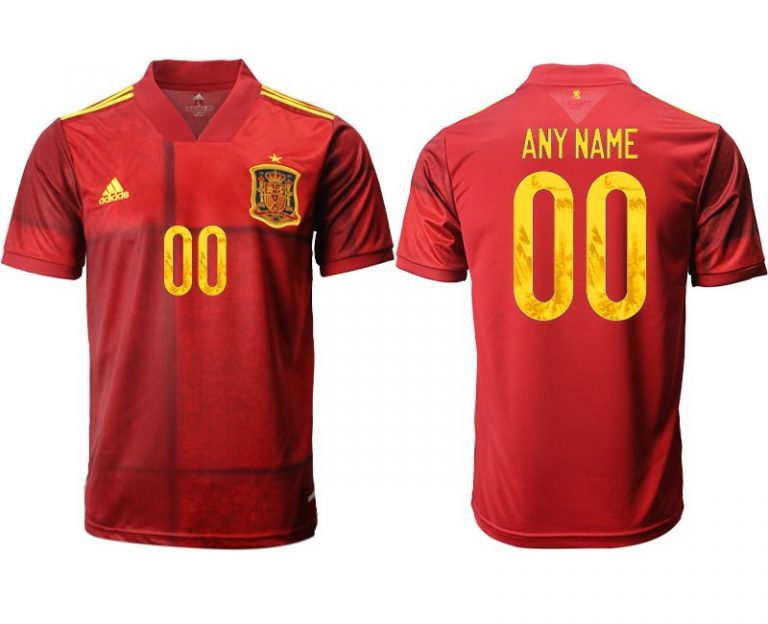 Fußballtrikot Spanien Heim Trikot 2022 Rot Erwachsene günstig-1