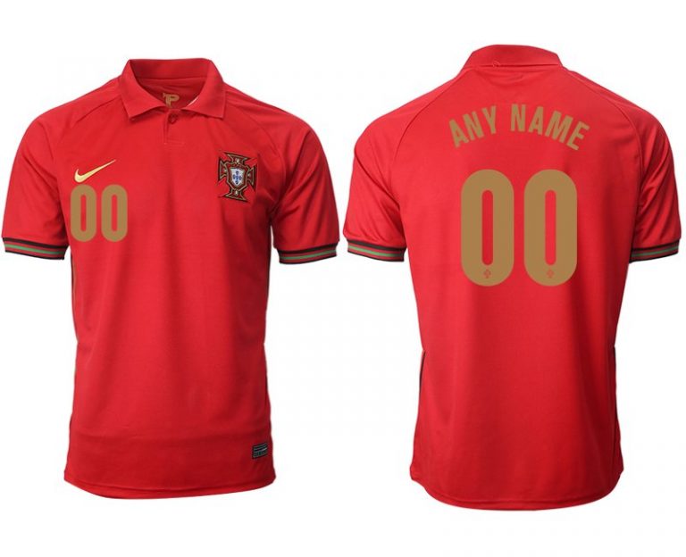 Fußballtrikots Portugal EURO Heimtrikot EM 2020/21 rot-gold-1