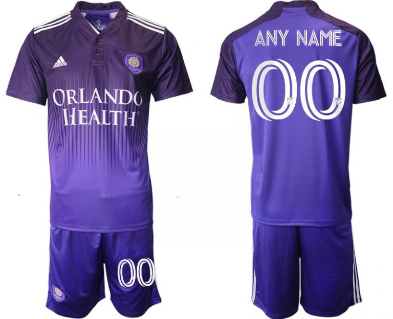 Orlando City 2021/22 Home „Thick N Thin“ Kit Purple Gradient Design-1