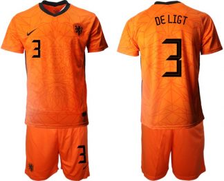 Trikot Niederlande 2020-2021 EM Home DE LIGT 3 Heim EURO Netherlands