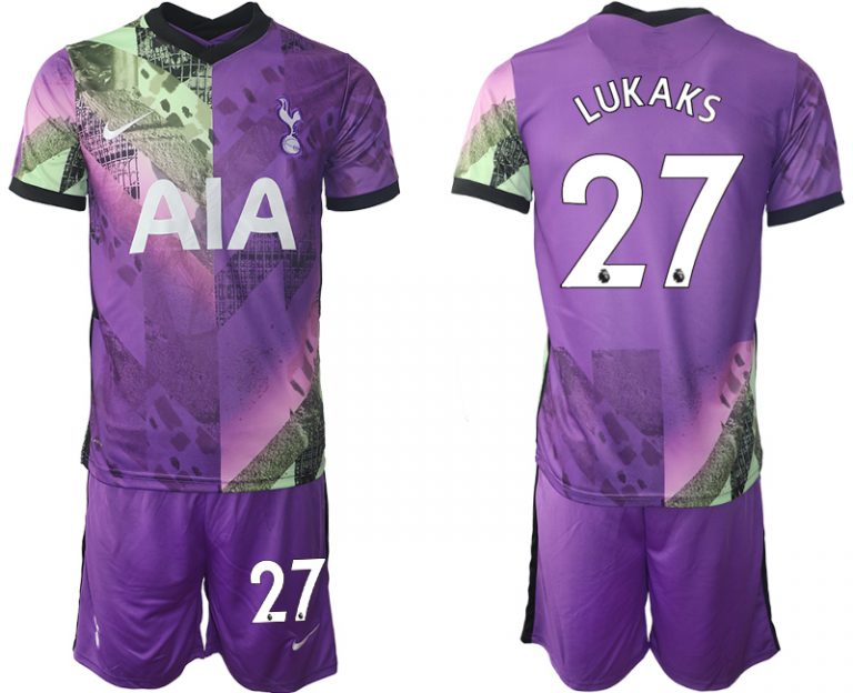 LUKAKS 27 Tottenham Hotspur Ausweichtrikot 2021/22 Trikotsatz Kurzarm + Kurze Hosen