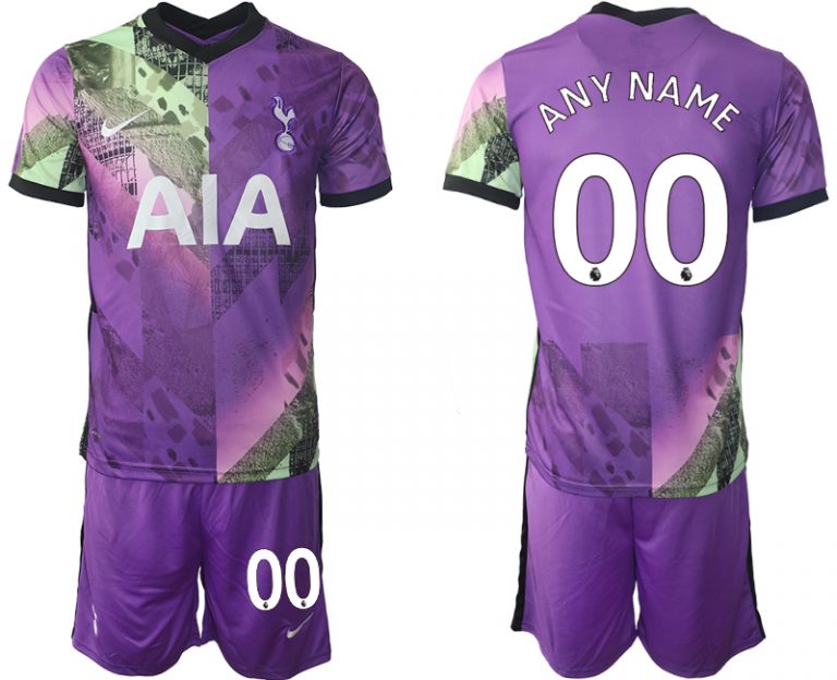 Tottenham Hotspur Ausweichtrikot 2021/22 Trikotsatz Kurzarm + Kurze Hosen-1