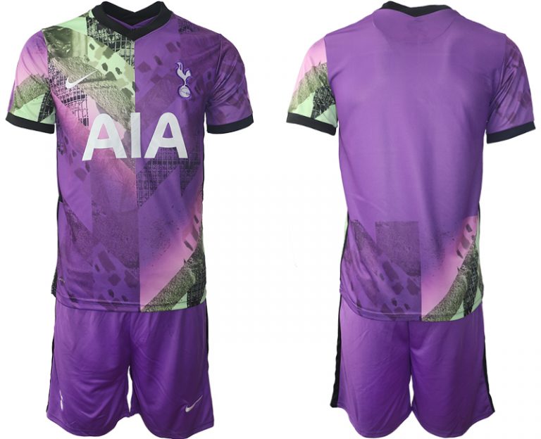 Tottenham Hotspur Ausweichtrikot 2021/22 Trikotsatz Kurzarm + Kurze Hosen