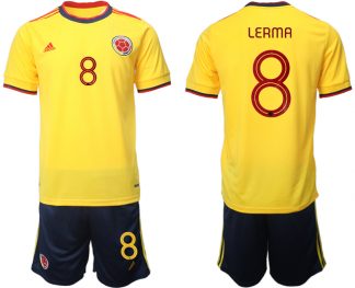 Kolumbien Heimtrikot Gelb 2021 Copa America Trikotsatz Kurzarm LERMA 8
