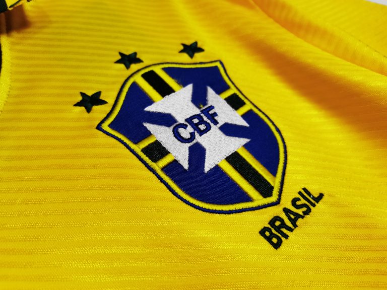 Vintage Signed Brasilien Fußball Heimtrikot 1993-1994 Umbro Cafu Brasil Herren Fußballtrikots-4