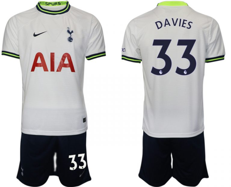 DAVIES 33 Tottenham Hotspur 2023 Heim Trikot weiß marineblau Fußball Trikot Outlet