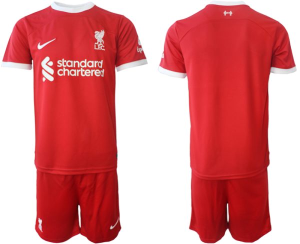 Kaufen Liverpool FC Heimtrikot 2023/24 rot Herren Trikotsatz