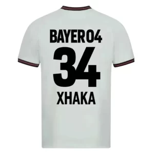 Bayer 04 Leverkusen Auswärtstrikot 2023-24 Kurzarm Xhaka 34