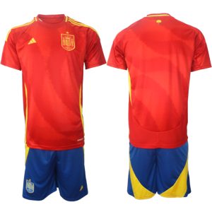 Billige Fussballtrikots Spanien EURO 2024 Heimtrikot für Herren
