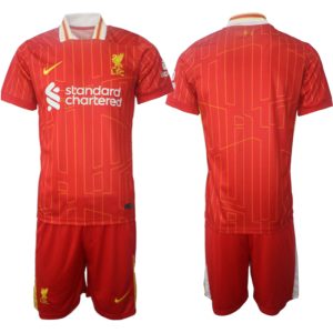 Günstige Fußball trikotsatz Liverpool 2024-25 Heimtrikot Personalisierbar