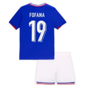 Günstige Fußballtrikots Kinder Frankreich Trikot EM 2024 Heimtrikot Youssouf Fofana 19