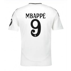Kaufe Neue Real Madrid 2024-25 Heimtrikot Kurzarm weiß Kylian Mbappe 9