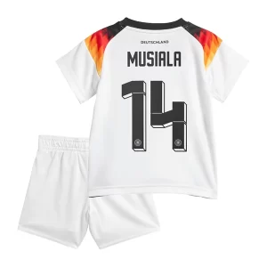 Fußballtrikot für Kinder Deutschland Nationalmannschaft DFB EM 2024 Heimtrikot Jamal Musiala 14