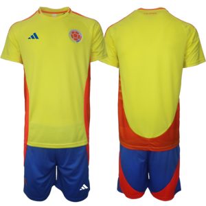 Kolumbien Heimtrikot Copa America 2024 Kurzarm trikotsatz für Herren