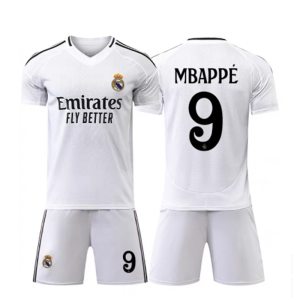 Real Madrid 2024-25 Heimtrikot günstige fußball trikotsatz Kylian Mbappe 9