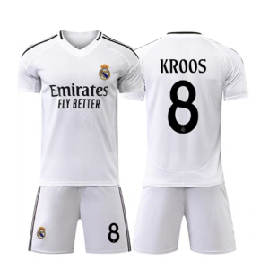 Real Madrid 2024-25 Heimtrikot weiß fußball trikotsatz Toni Kroos 8