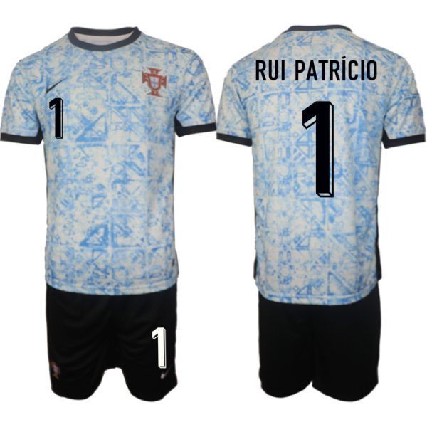 Günstige Portugal trikot EM 2024 Auswärts Trikot trikotsatz Rui Patricio 1