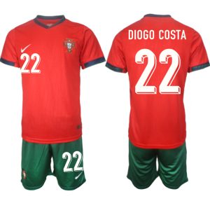 Neuen Fußballtrikots Billig Kaufen Portugal Trikot EM 2024 Heimtrikot trikotsatz Diogo Costa 22