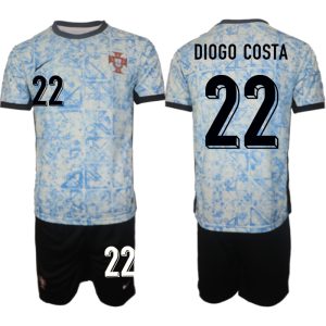 Neues Trikots Kaufen Portugal trikot EM 2024 Auswärts Trikot Diogo Costa 22